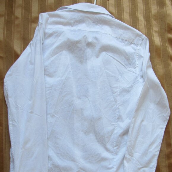 Versace Classic Men's Long Sleeve Shirt Cotton Size 40-15 3/4,made in Italy - Picture 3 of 10